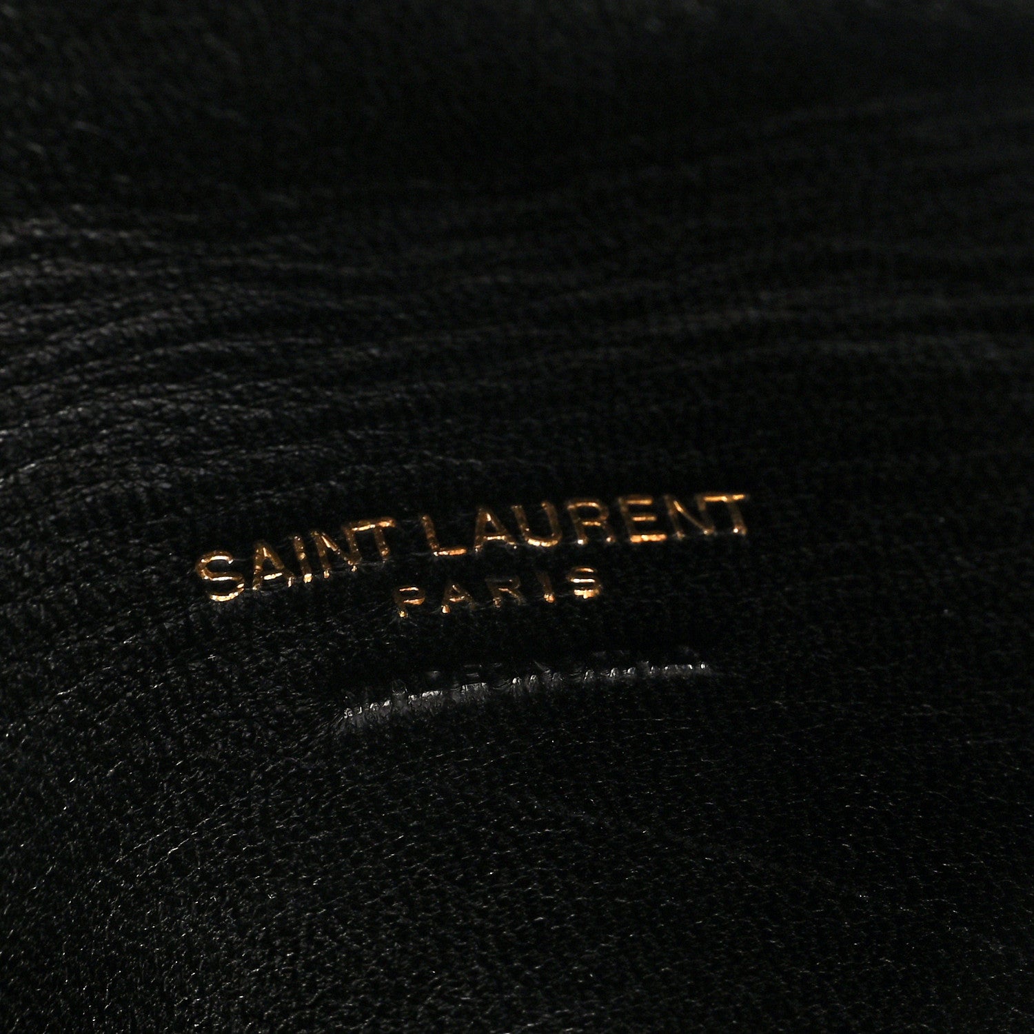Saint Laurent Lambskin Monogram Loulou Puffer Pouch Clutch Black 6 of 7