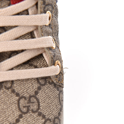 Gucci GG Supreme Monogram Womens Ace Low-Top Sneaker 37 Beige 11 of 13