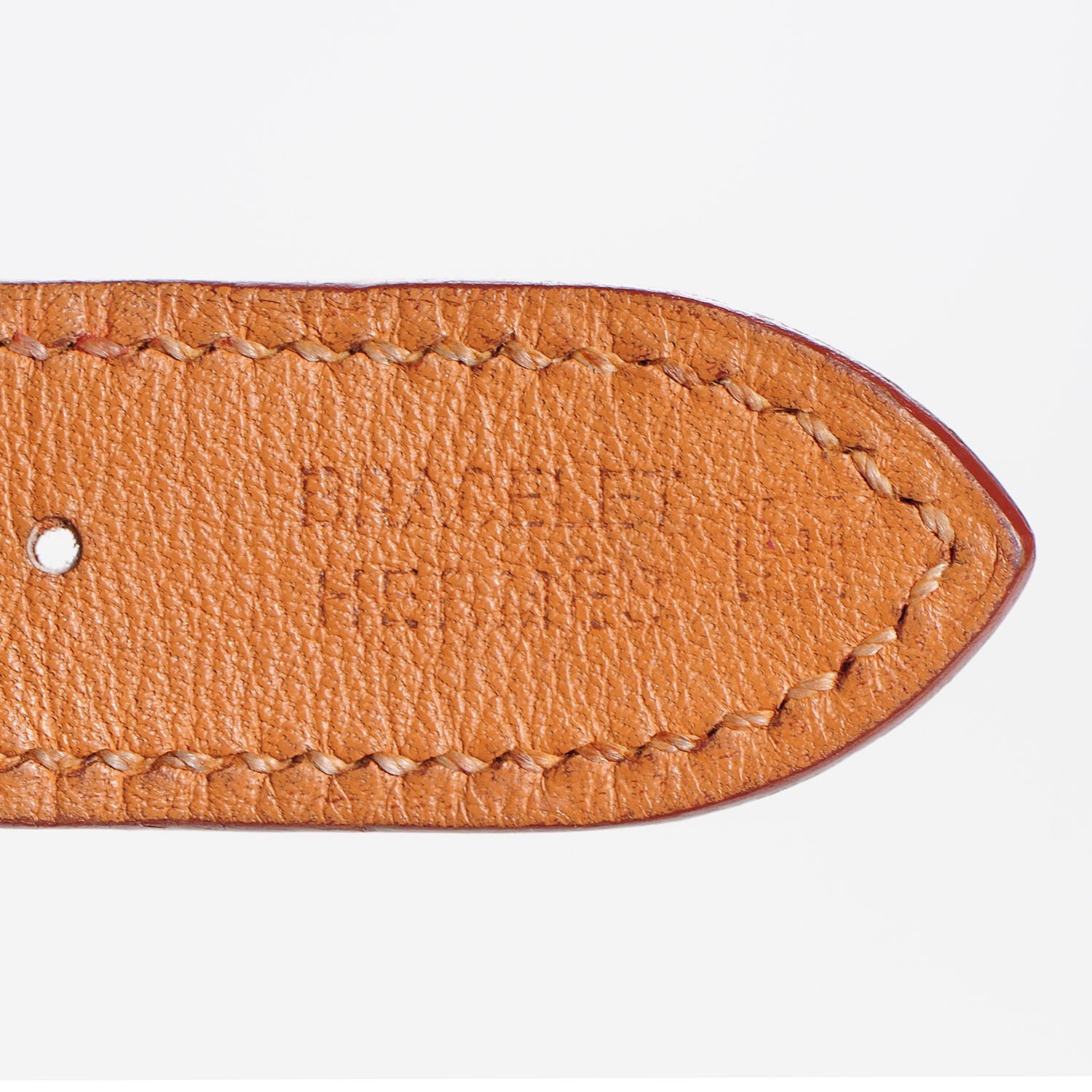 Hermes Stainless Steel Barenia 26mm Heure H Hour Quartz Watch Fauve 6 of 7