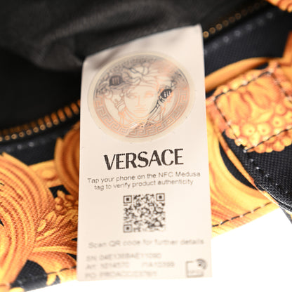 Versace Canvas Baroque Print Medusa Small Black 7 of 11