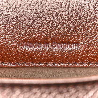 Delvaux Metallic Calfskin Studded Mini Brillant Satchel Copper 7 of 12