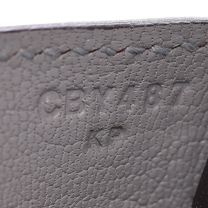 Hermes Epsom Horseshoe Birkin 30 Rouge Casaque Gris Mouette 17 of 36