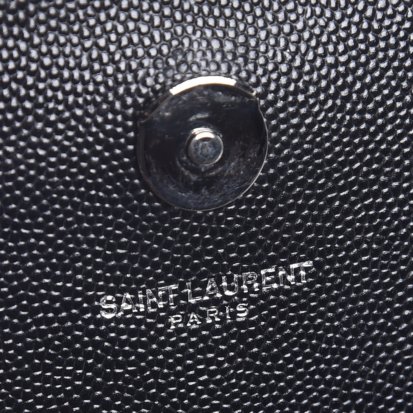 Grain De Poudre Medium Classic Monogram Kate Double Handle Satchel Black
