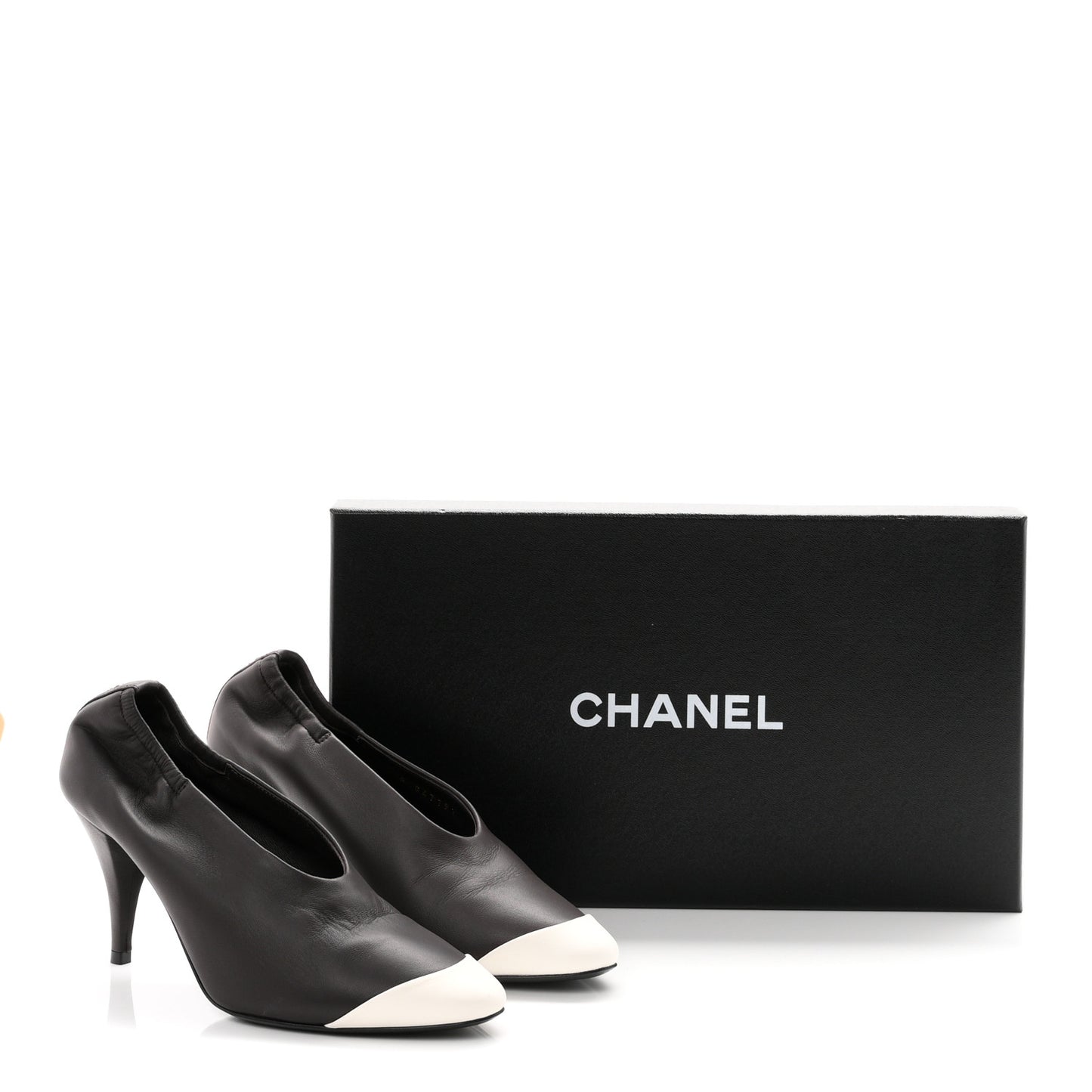 Lambskin Pumps 35 Dark Brown Ivory