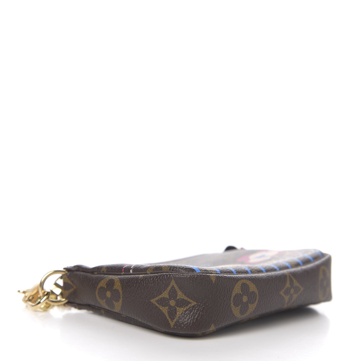 Louis Vuitton Monogram 2020 Christmas Animation Roller Coaster Mini Pochette Accessories Pivoine 3 of 7