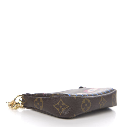Louis Vuitton Monogram 2020 Christmas Animation Roller Coaster Mini Pochette Accessories Pivoine 3 of 7