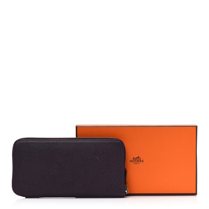 Hermes Epsom Silk'In Wallet Raisin 14 of 14