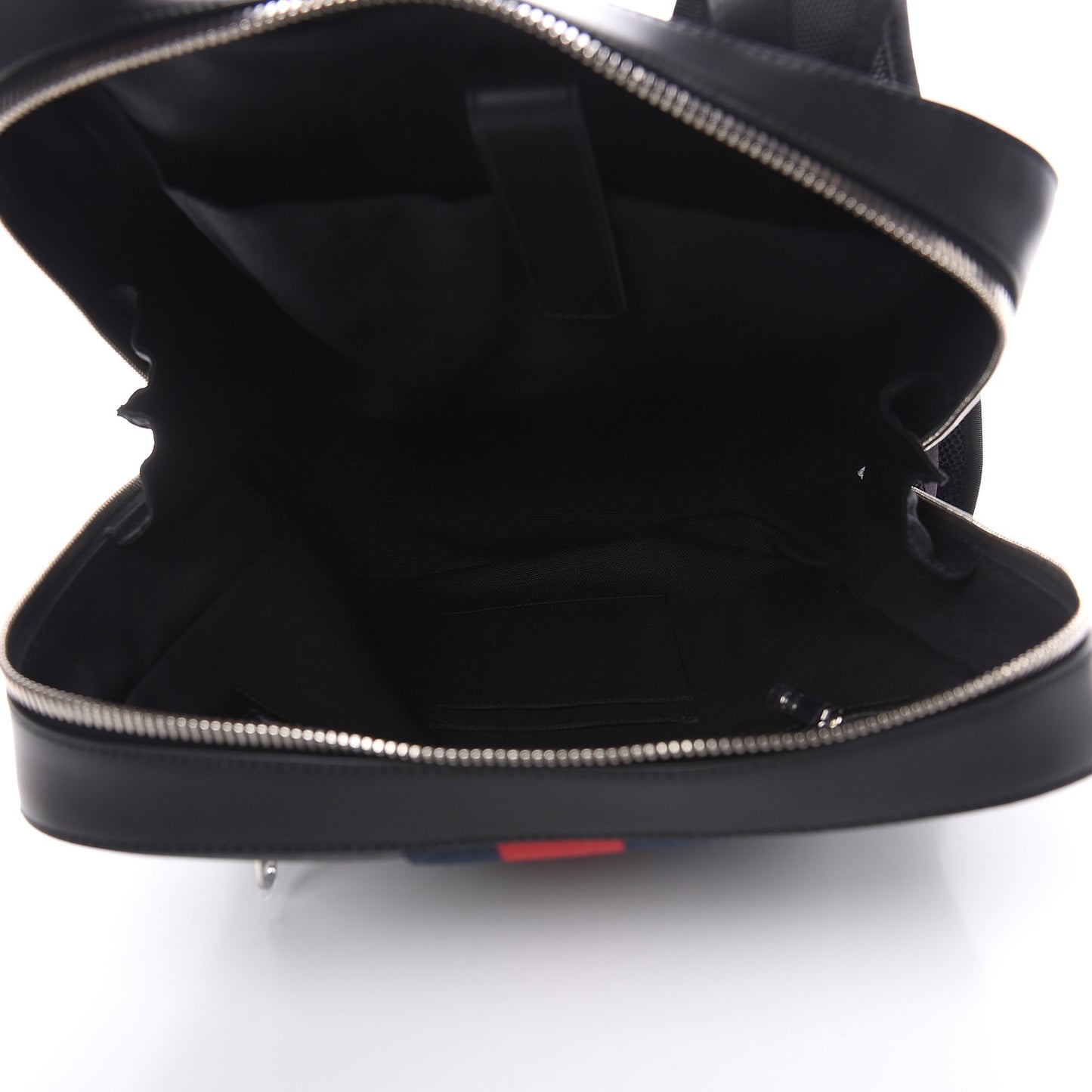 GG Supreme Monogram Web Tote Backpack Black Grey