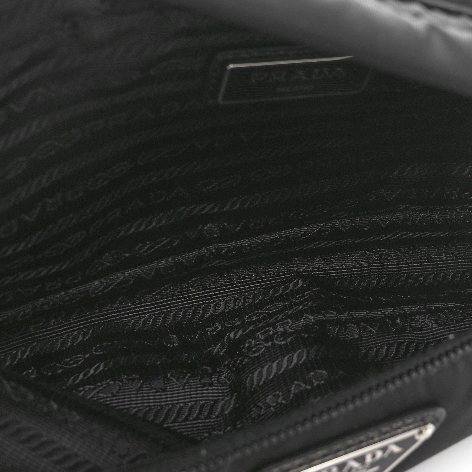 Prada Tessuto Nylon Montagna Belt Bag Black 5 of 9