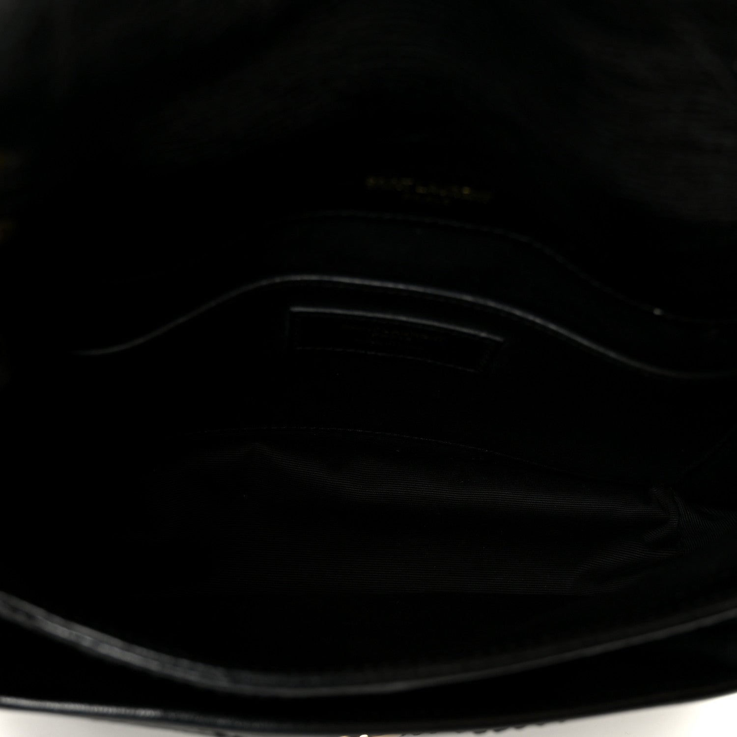 Saint Laurent Crinkled Calfskin Matelasse Monogram Baby Niki Chain Satchel Black 5 of 11