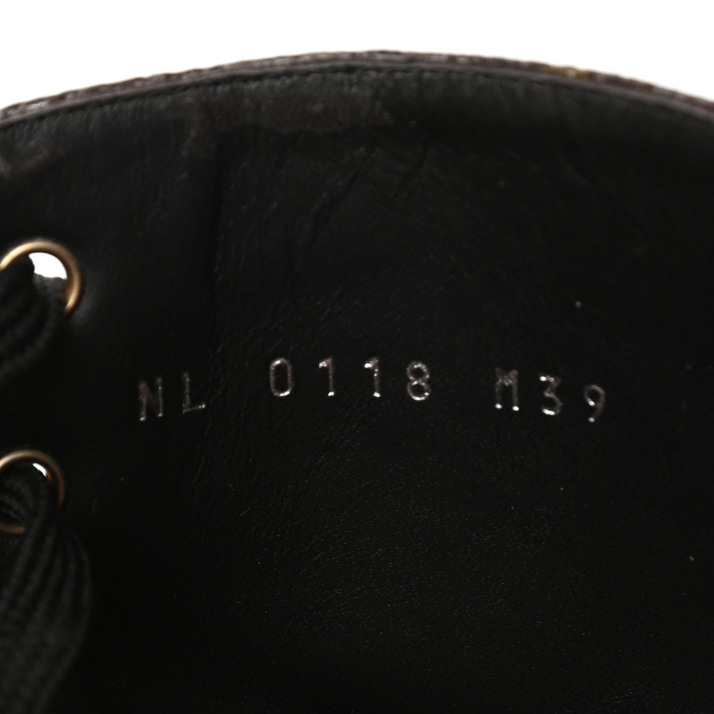 Calfskin Monogram Wonderland Flat Ranger Boots 39 Black