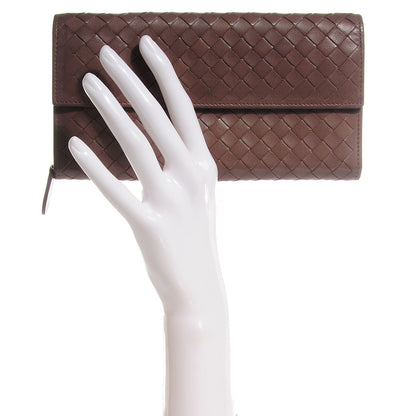 Bottega Veneta Nappa Intrecciato Continental Flap Wallet Light Brown 2 of 8