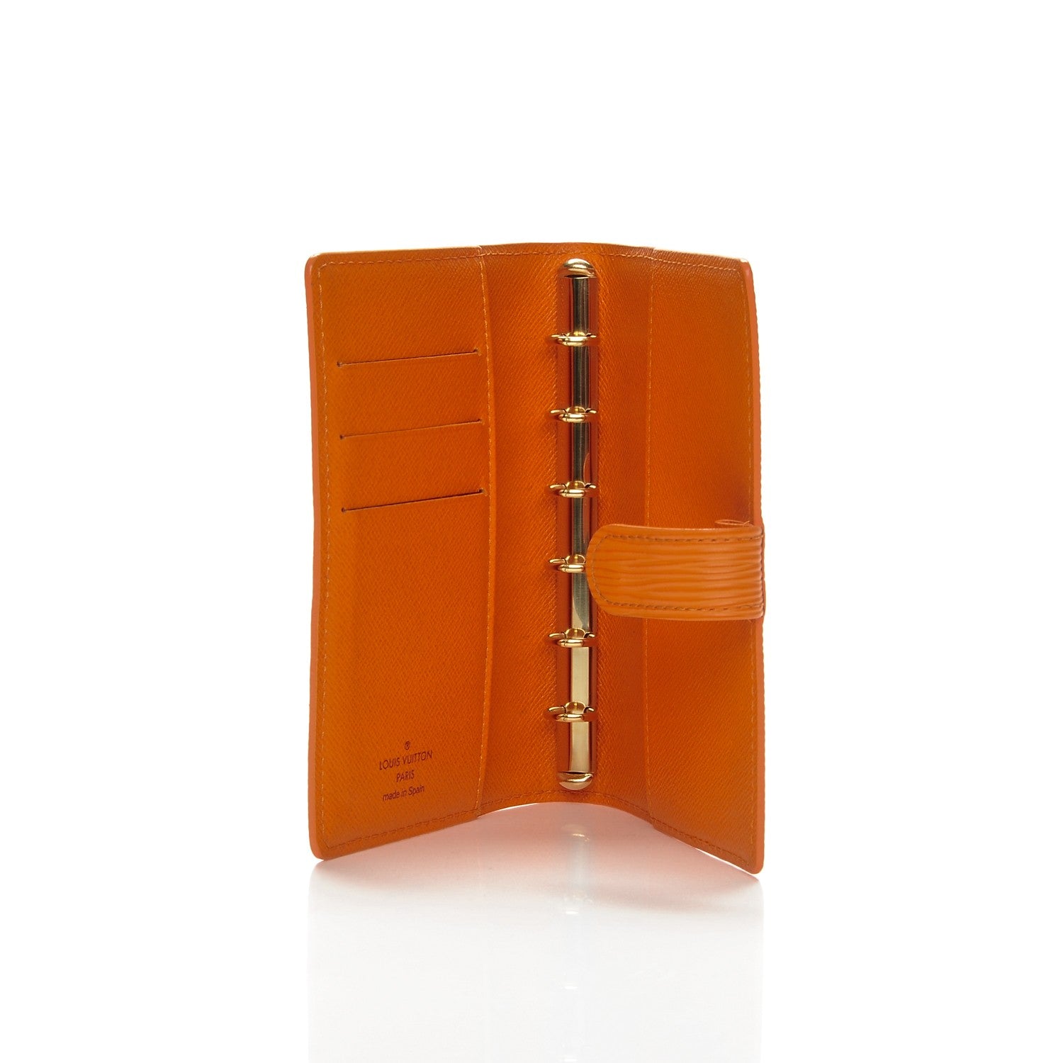 Louis Vuitton Epi Small Ring Agenda Cover Mandarin 5 of 6
