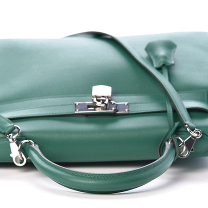 Hermes Evercolor Kelly Retourne 32 Vert Vertigo 16 of 36