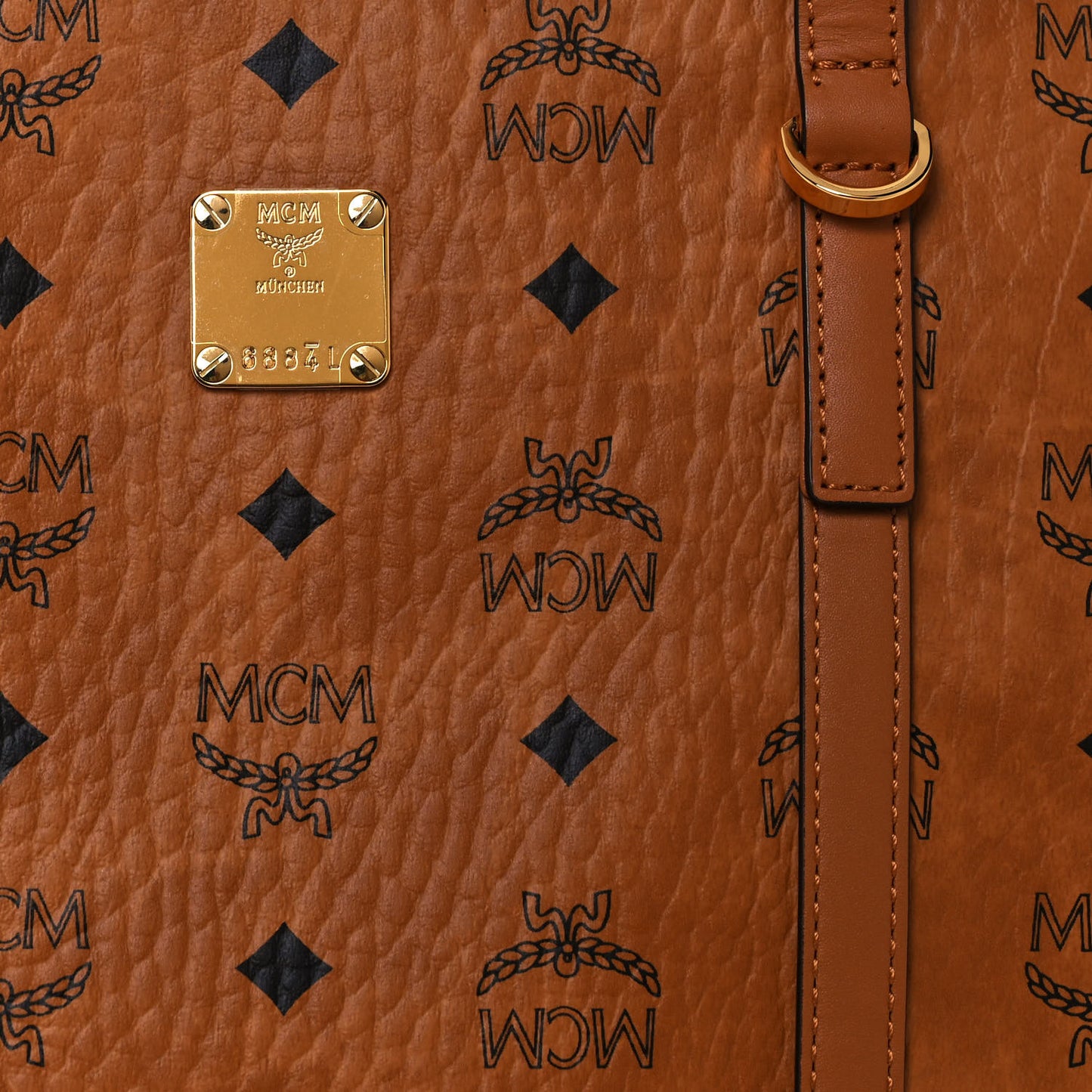 Visetos Toni Shopper Tote Cognac