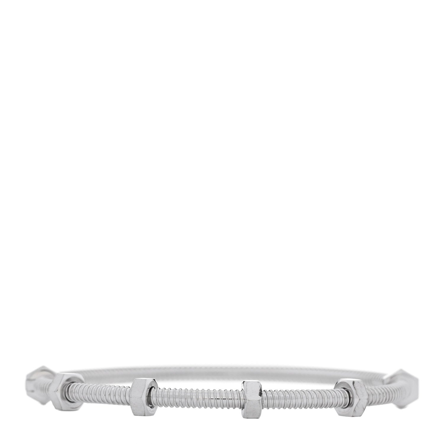 Cartier 18K White Gold Ecrou de Cartier Bracelet 19 1 of 4
