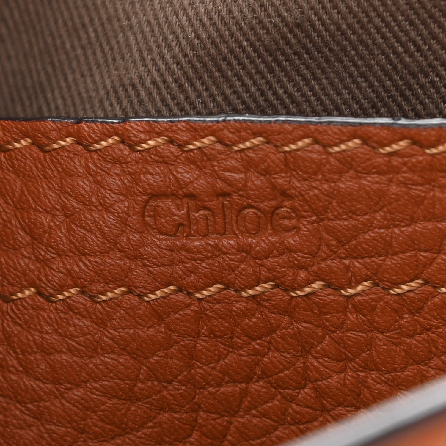 Chloe Calfskin Mini Marcie Round Crossbody Bag Tan 6 of 10