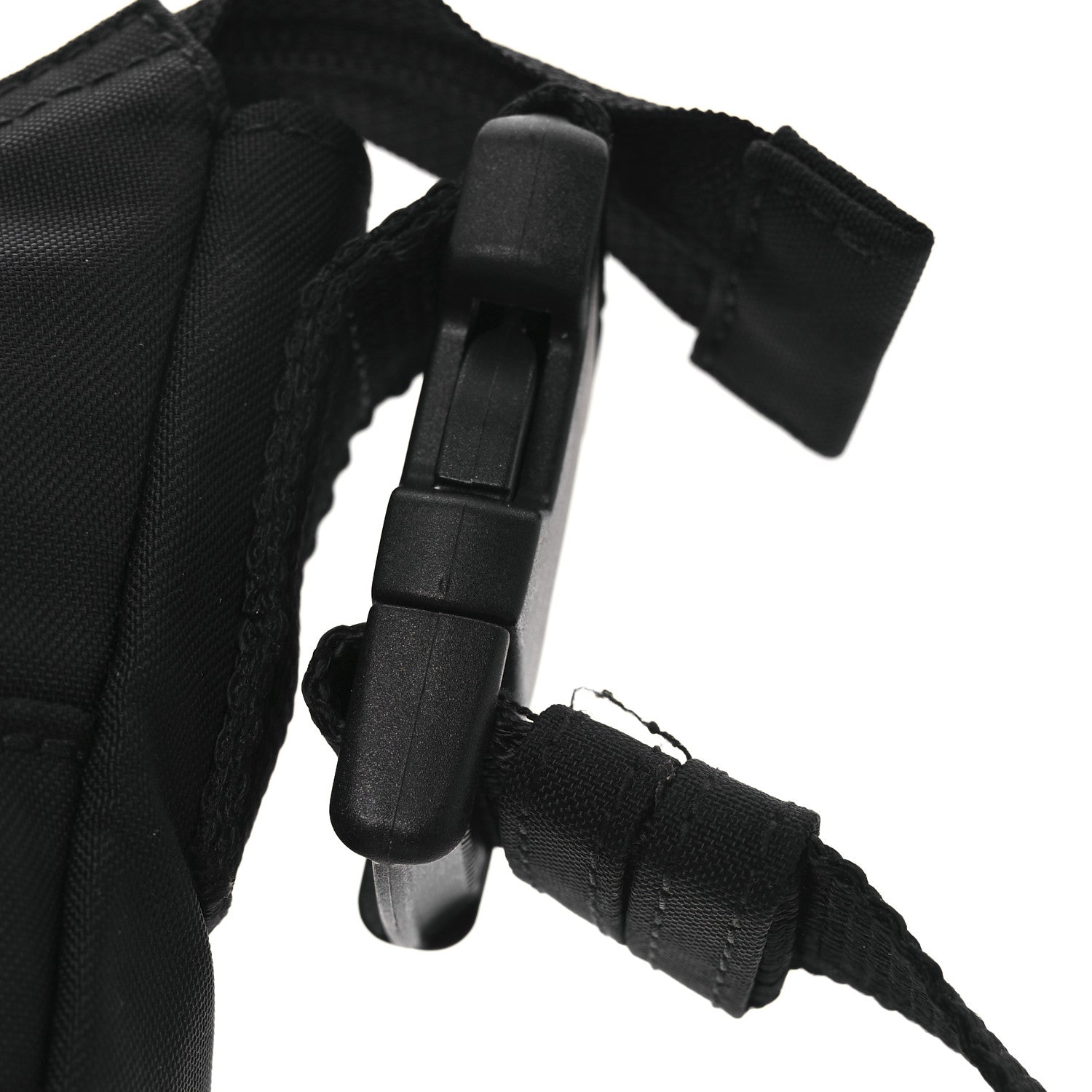 Balenciaga Recycled Sport Nylon Logo Embroidered Wheel Sling Bag Black Pink 11 of 13