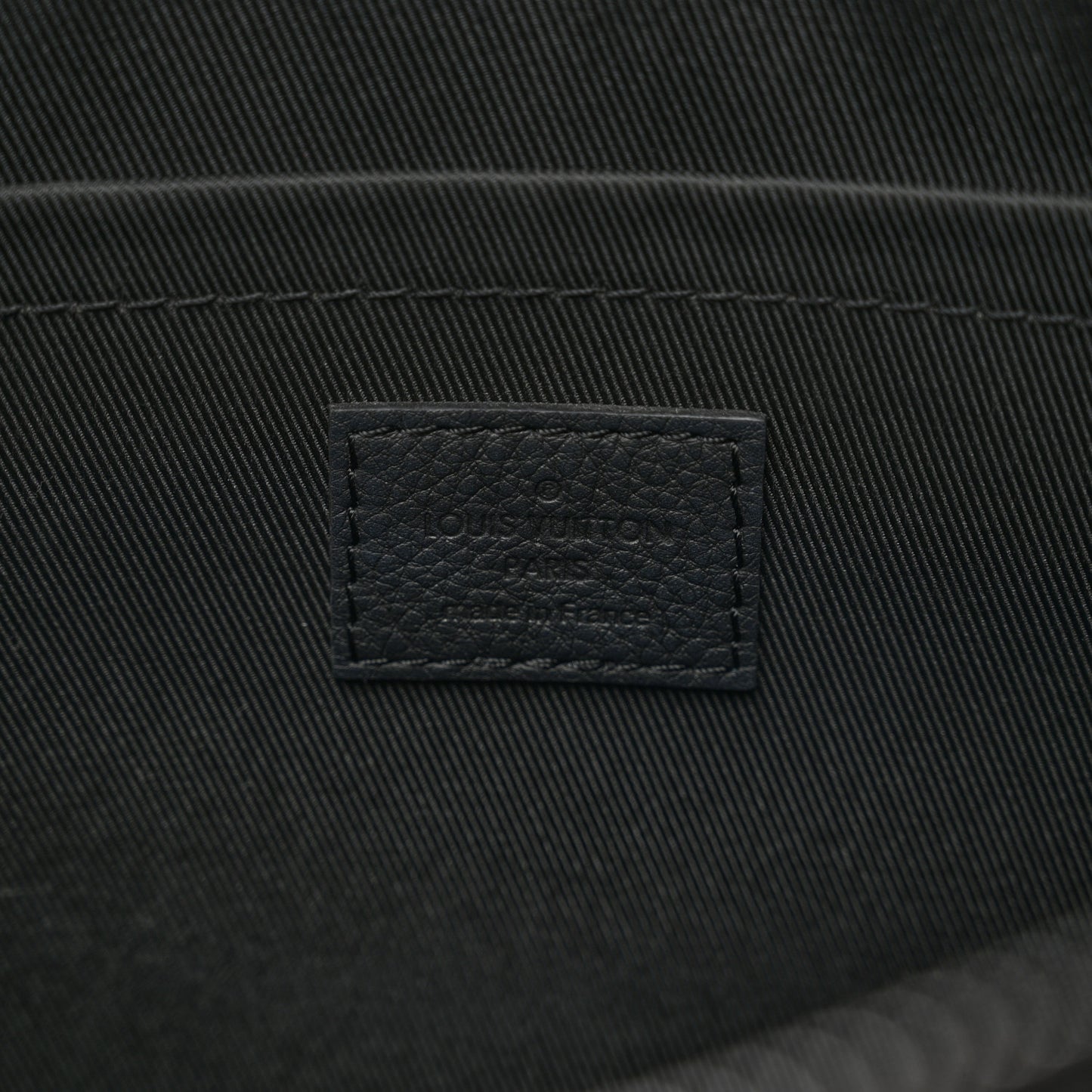 Shadow Calfskin Monogram Pochette Voyage Souple Black