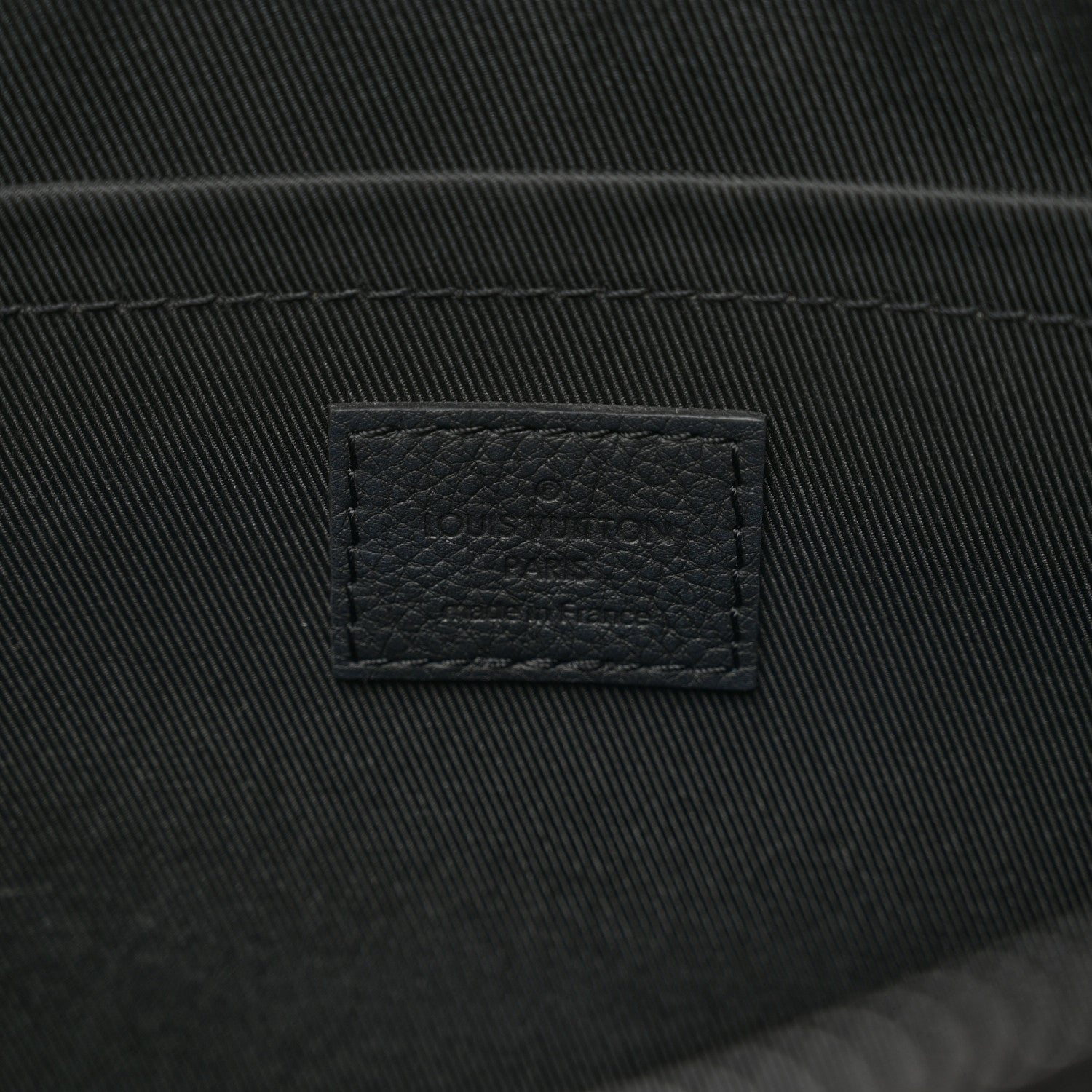 Louis Vuitton Shadow Calfskin Monogram Pochette Voyage Souple Black 6 of 6