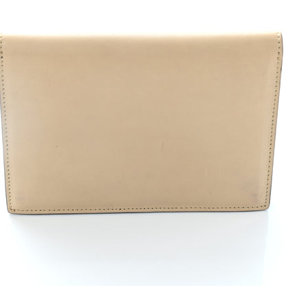 Celine Calfskin Lizard Diamond Compact Multifunction Wallet Beige Black 13 of 14