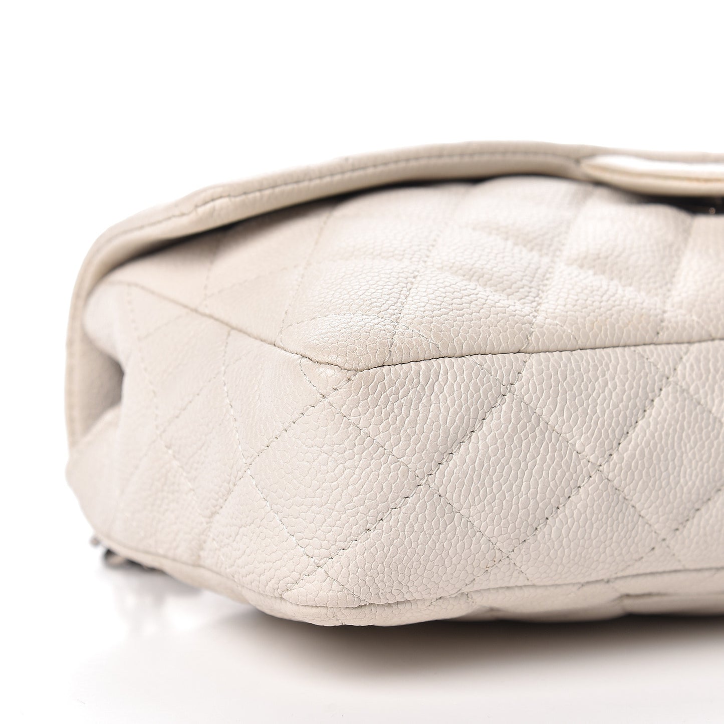 Caviar Quilted 2.55 Reissue East West Flap White