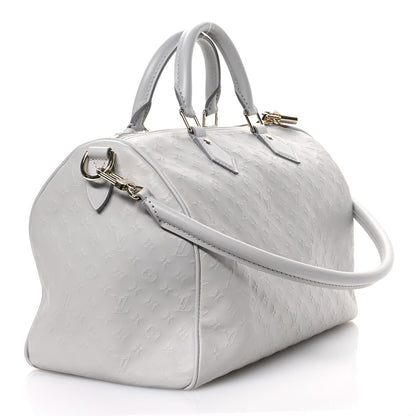 Louis Vuitton Empreinte Monogram Speedy Soft 30 Cloud Gray 3 of 9