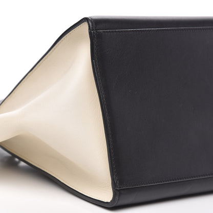 Celine Drummed Calfskin Suede Medium Tri-color Trapeze Black 7 of 18