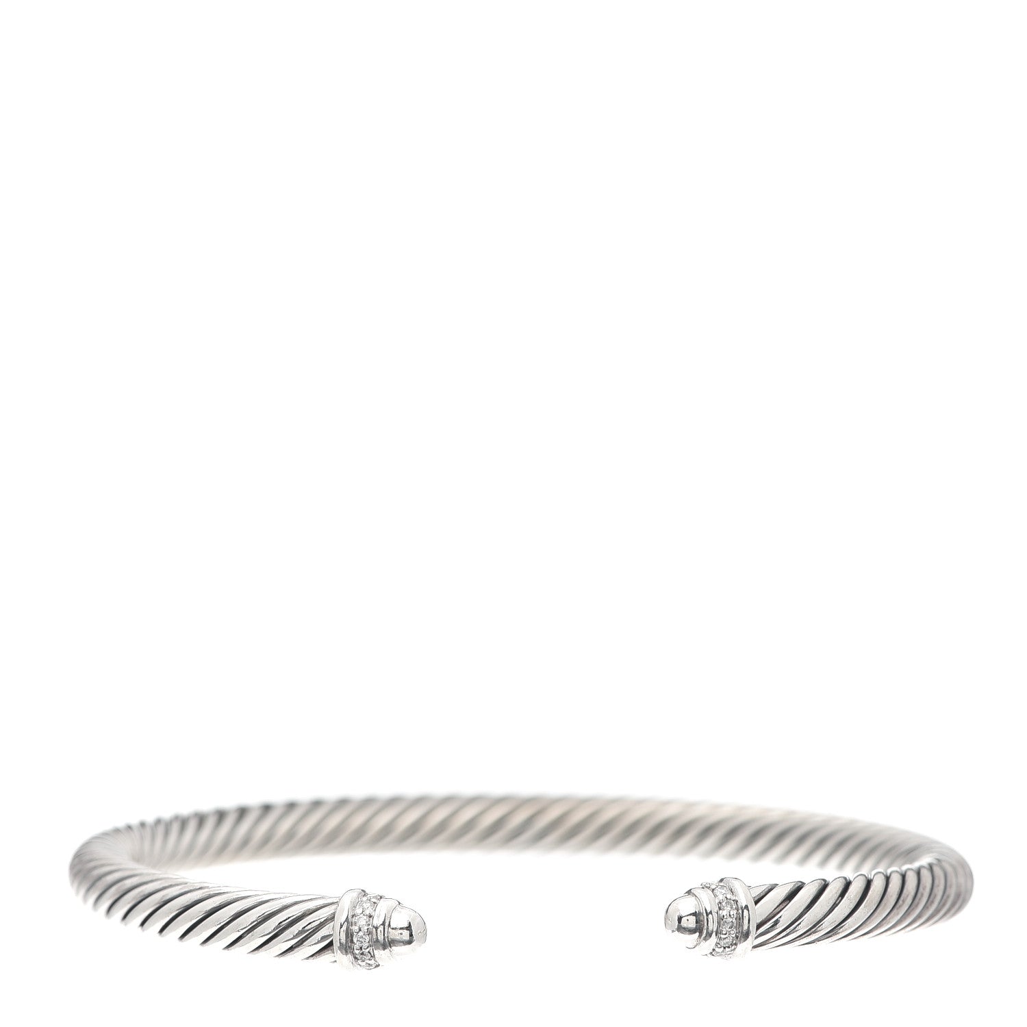 David Yurman 18K Yellow Gold 4mm Cablespira Bracelet 7 of 10
