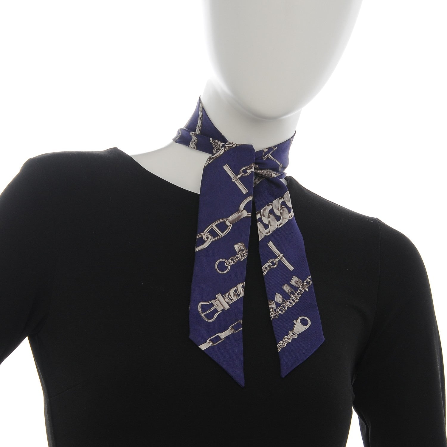 Hermes Silk Chaines Et Gourmettes Twilly 2 of 4