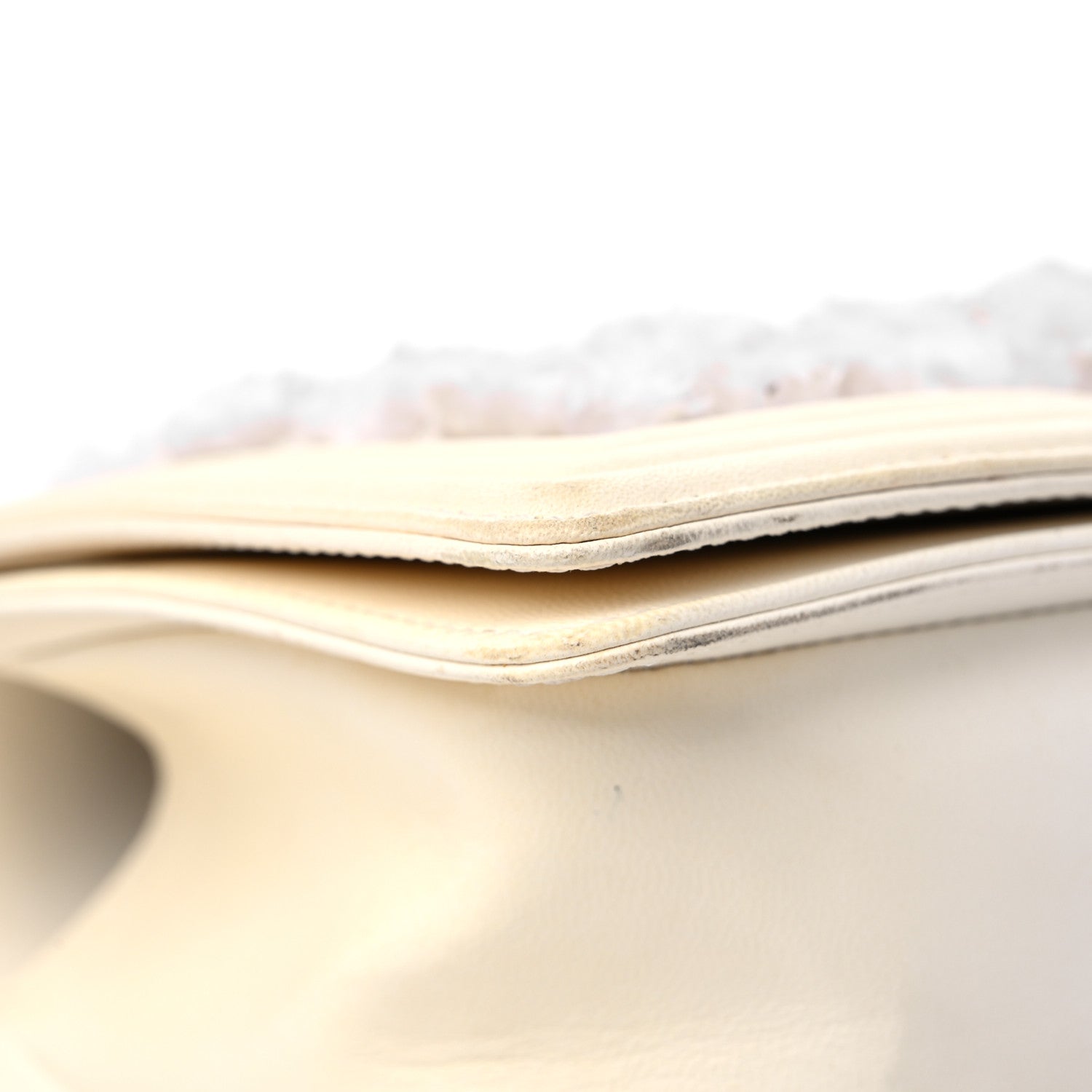 Chanel Lambskin Tulle Embroidered Medium Boy Flap White 8 of 16