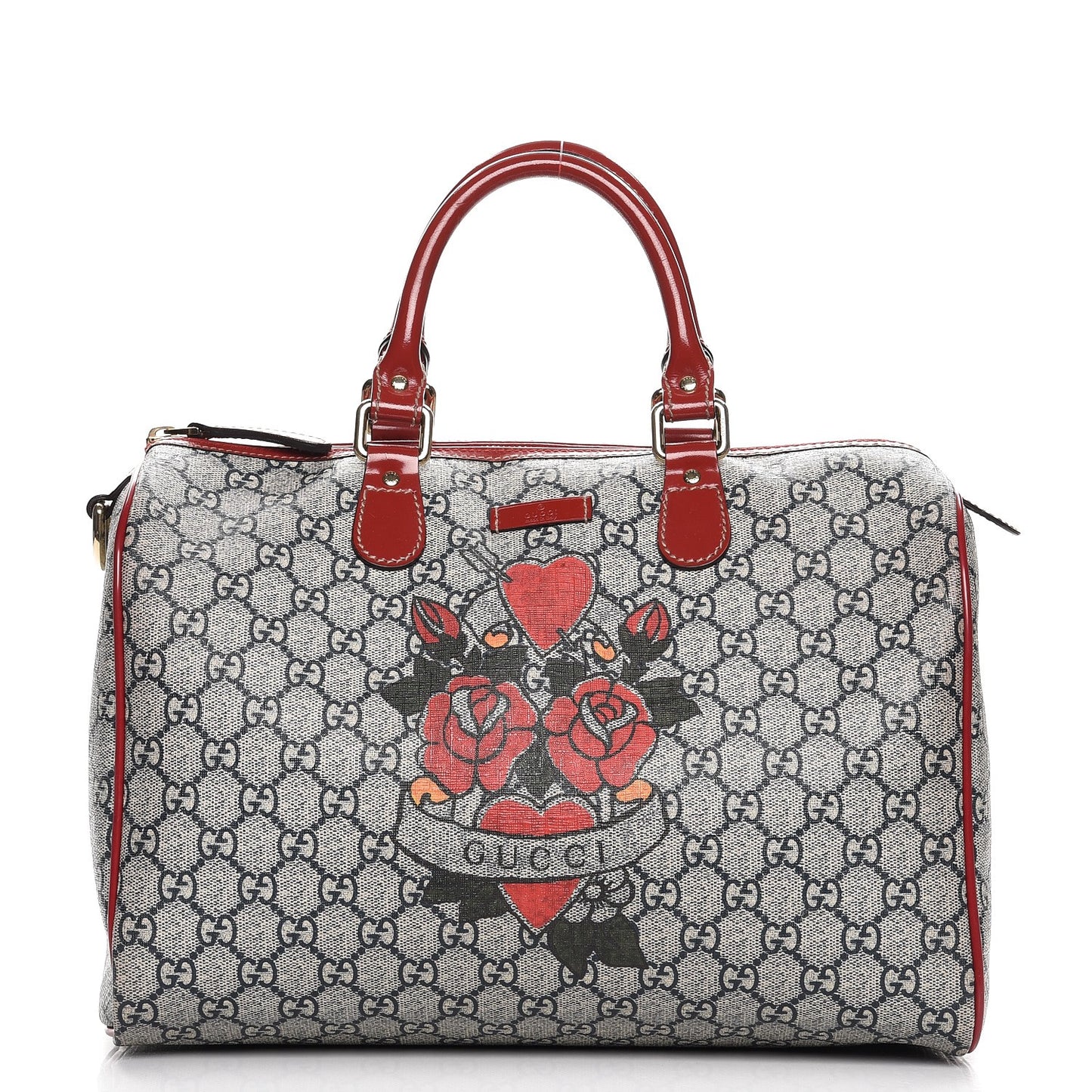 GG Plus Monogram Tattoo Heart Medium Joy Boston Red