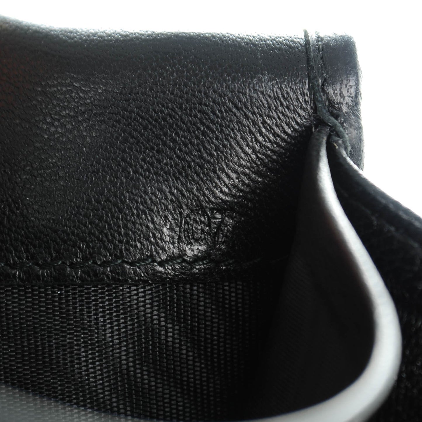 Nappa Gaufre Continental Wallet Nero Black