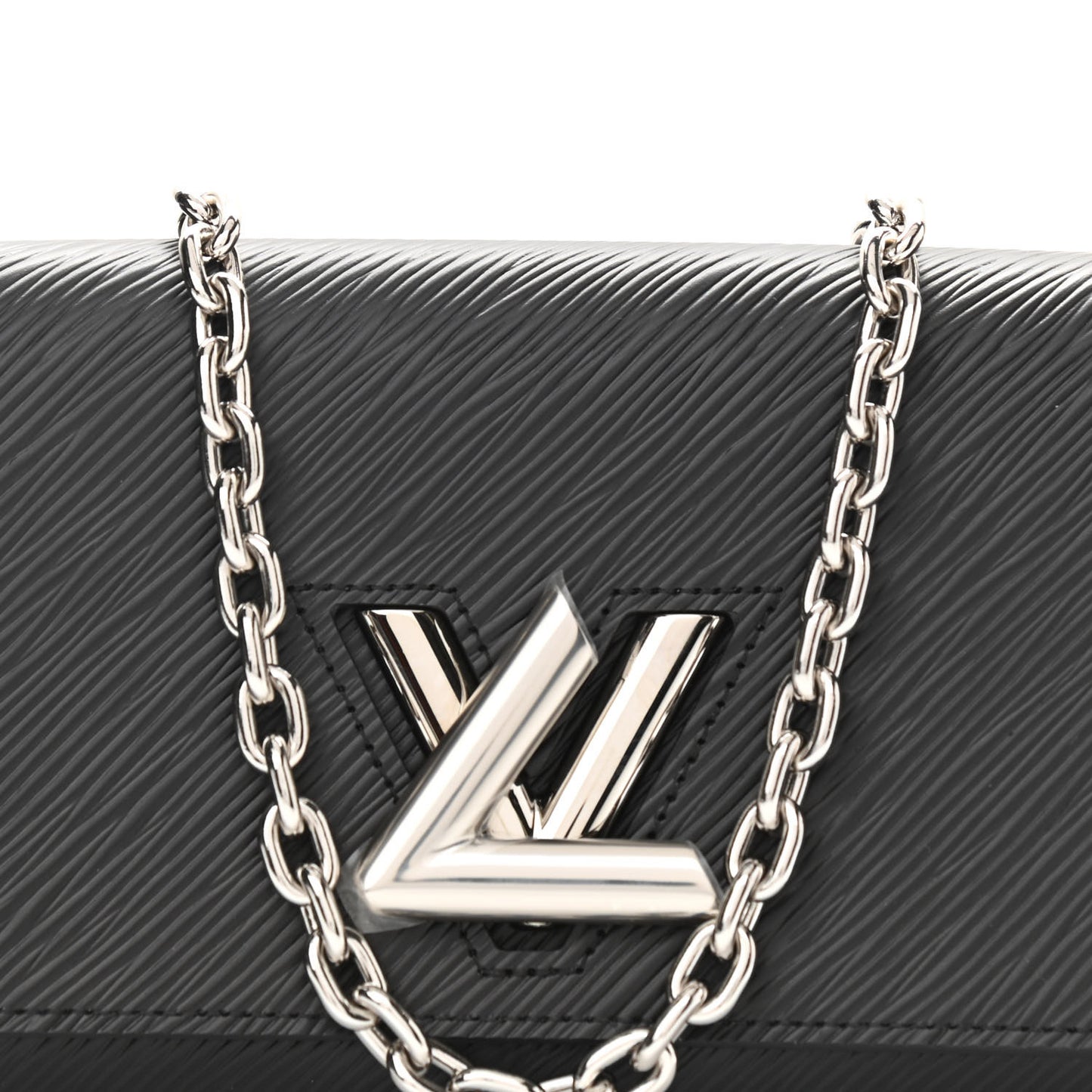 Epi Twist Chain Wallet Black