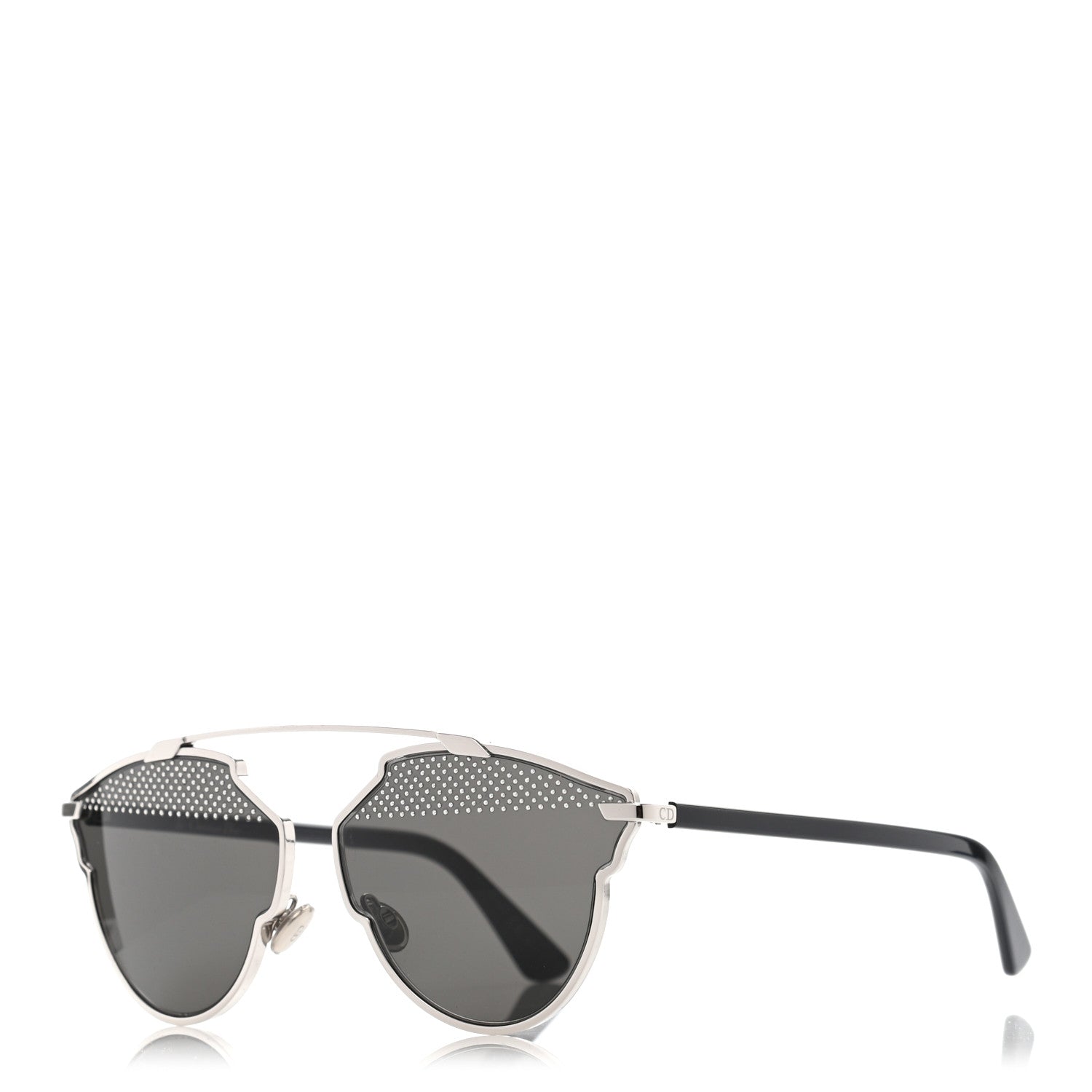 Christian Dior Studded So Real Sunglasses Black 1 of 8