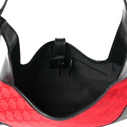 Gucci Monogram Jackie O Hobo Red 5 of 17