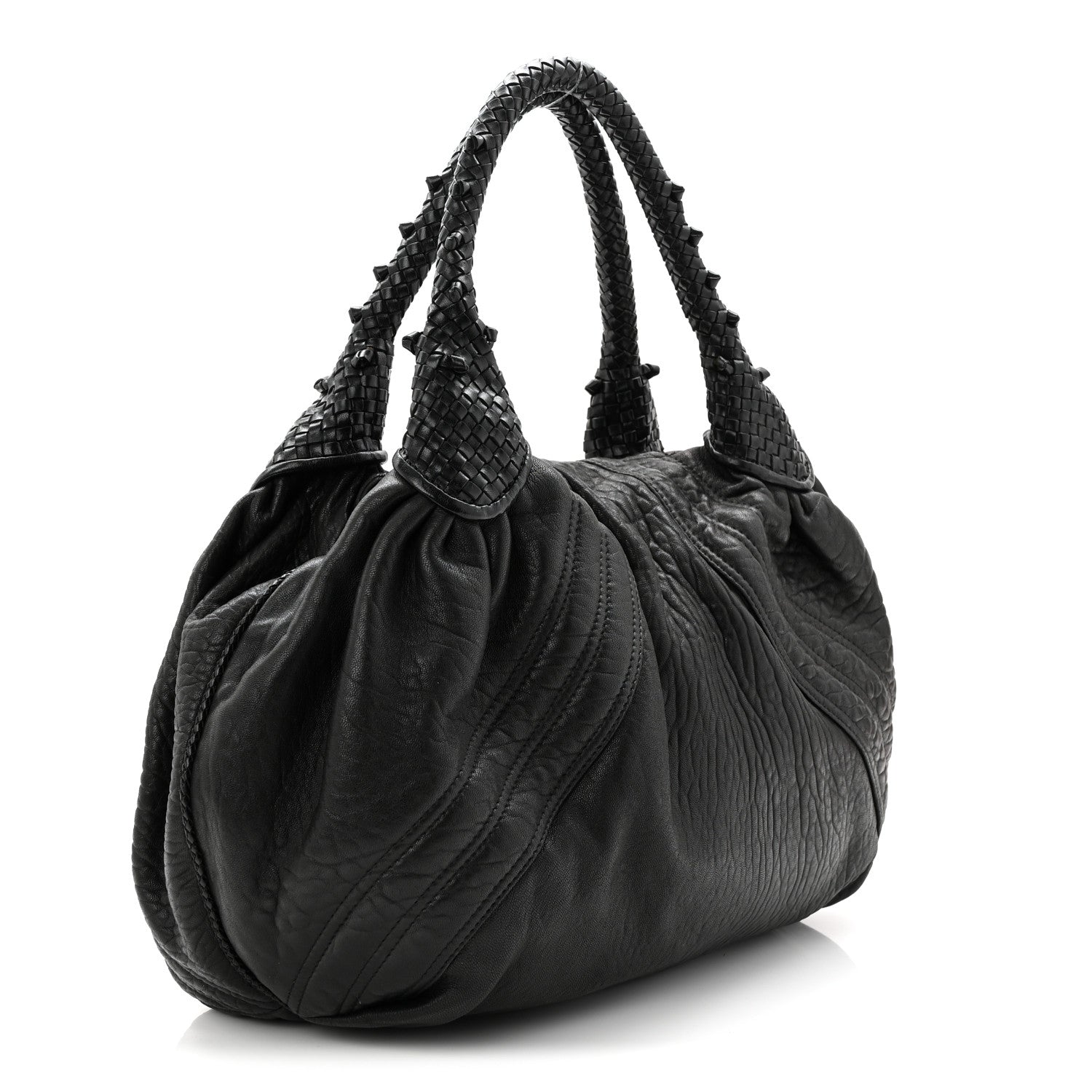 Fendi Nappa Nuvolata Spy Black 3 of 10