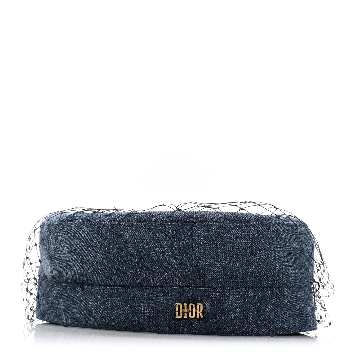 Christian Dior Denim Arty Veil Cap 57 Blue 4 of 7