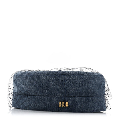 Christian Dior Denim Arty Veil Cap 57 Blue 4 of 7
