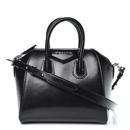 Givenchy Shiny Lord Calfskin Mini Antigona Black 1 of 10