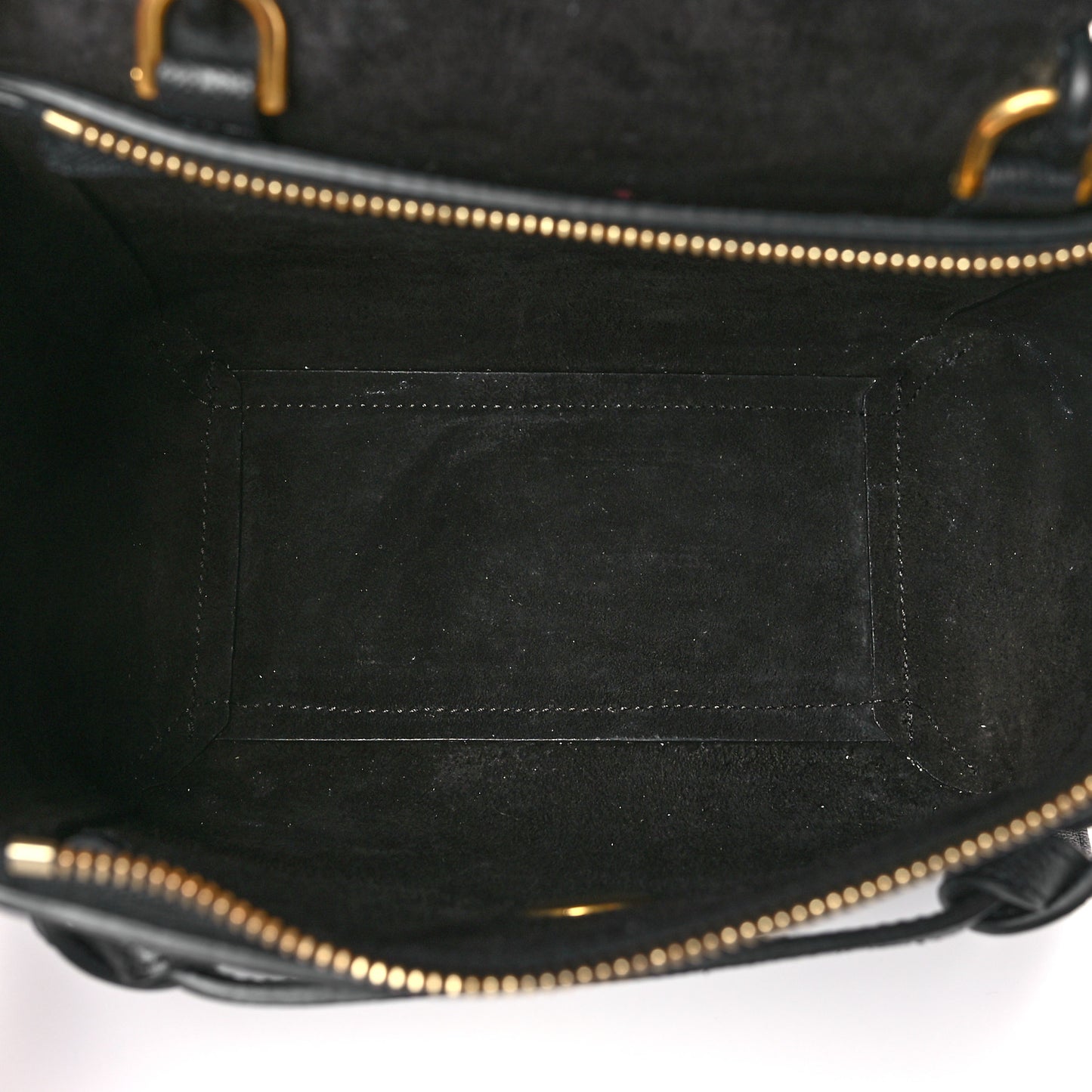 Grained Calfskin Nano Belt Bag Black