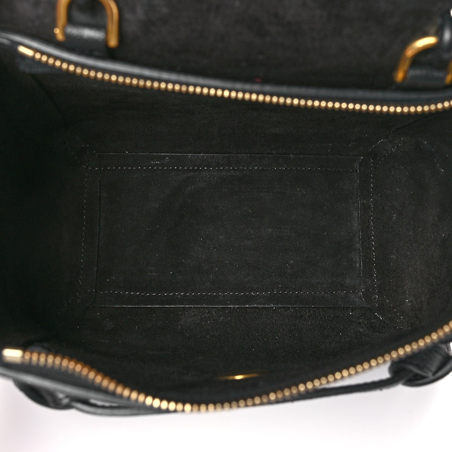 Celine Grained Calfskin Nano Belt Bag Black 5 of 9