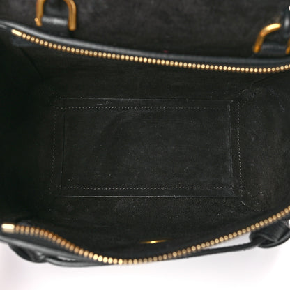 Celine Grained Calfskin Nano Belt Bag Black 5 of 9