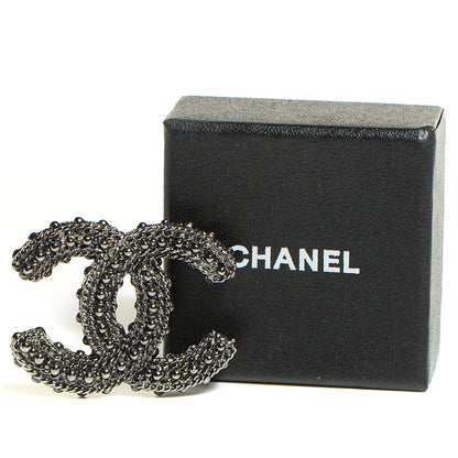 Chanel Ruthenium CC Brooch 5 of 5