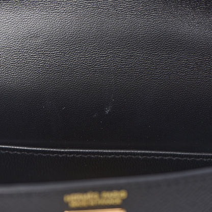 Hermes Epsom Mini Kelly Sellier 20 Black 21 of 31