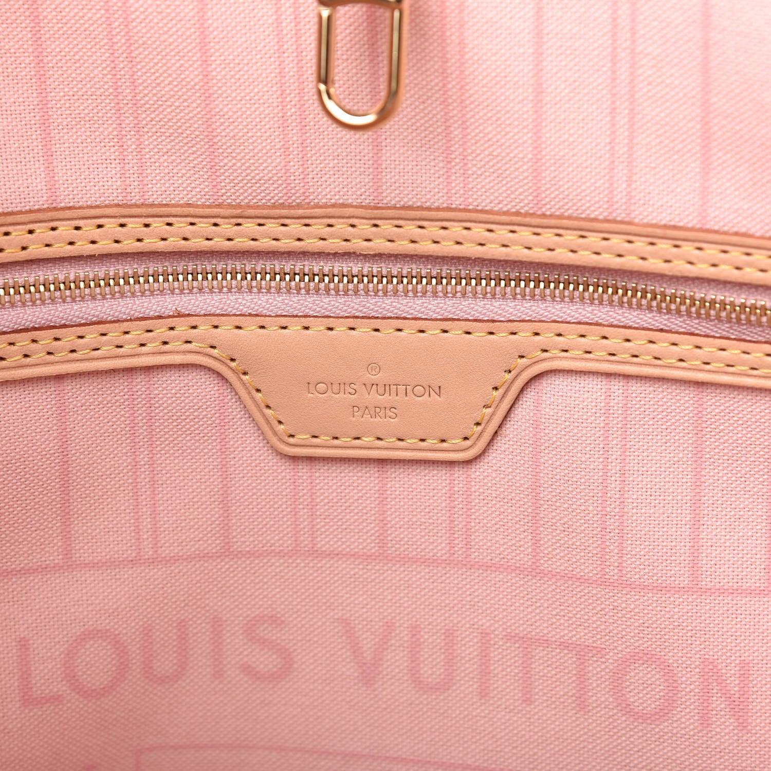 Louis Vuitton Damier Azur Neo Neverfull MM Rose Ballerine 8 of 11