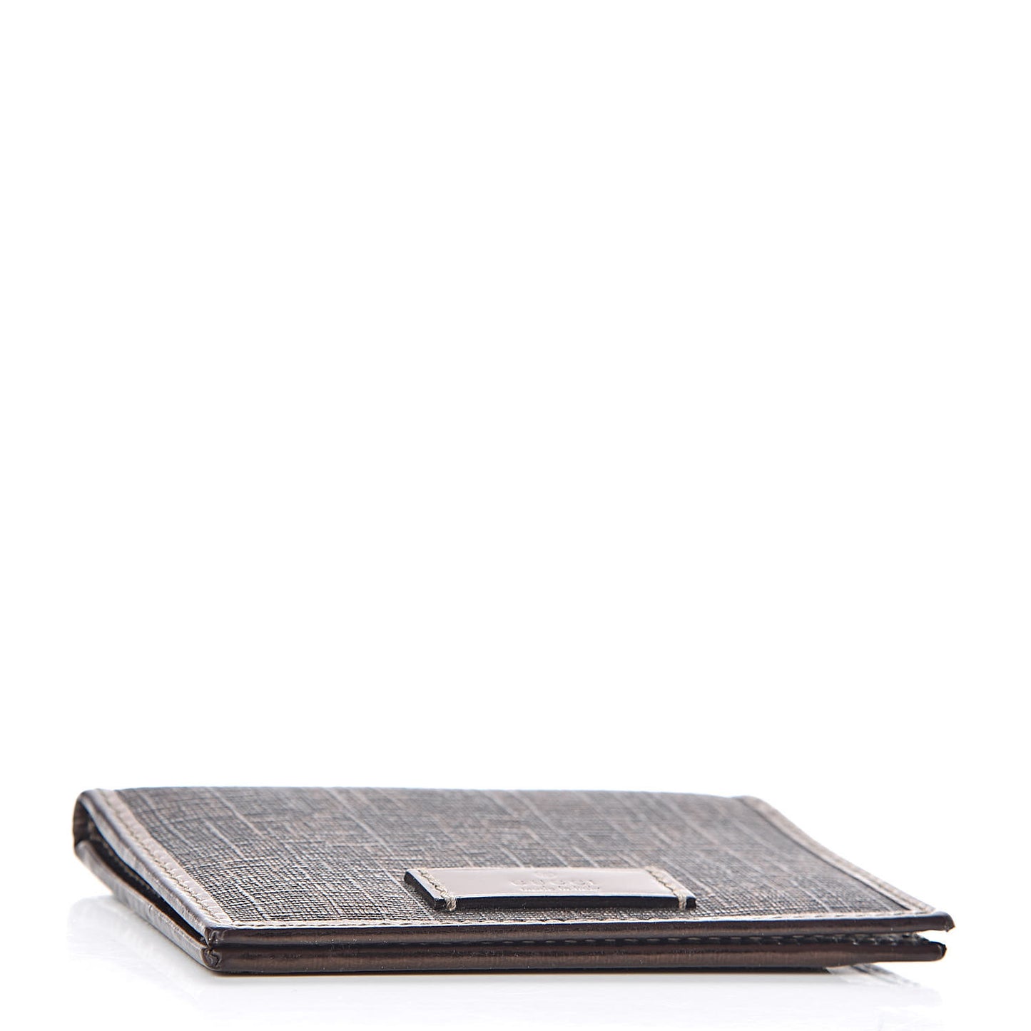GG Plus Monogram Joy ID Card Wallet Dark Brown