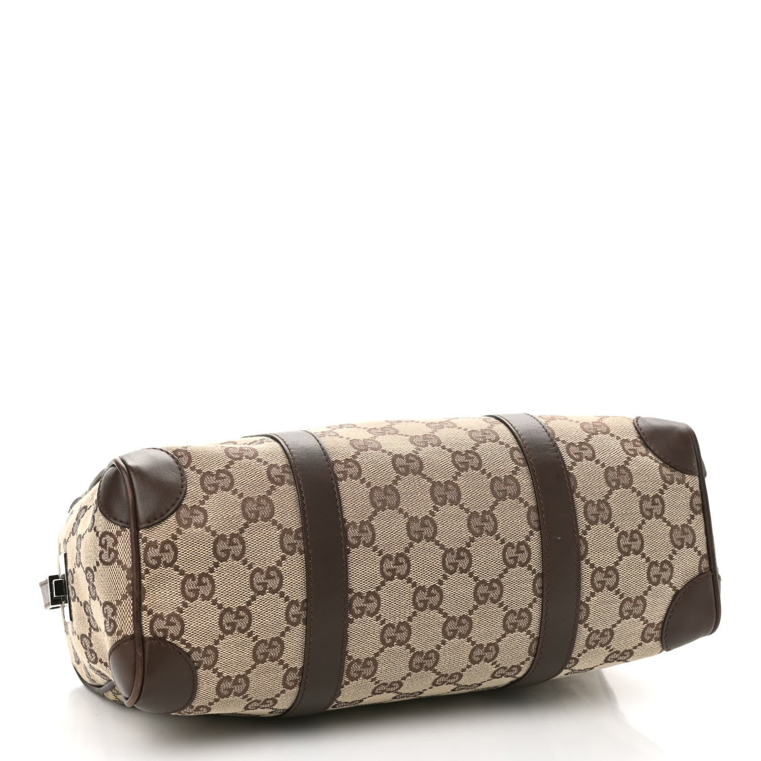 Gucci Monogram Mini Boston Dark Brown 4 of 10