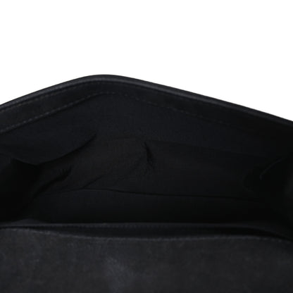 Chanel Bullskin Suede Caviar Quilted Medium Boy Flap Black 5 of 10