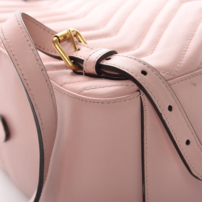 Gucci Calfskin Matelasse GG Marmont Dome Backpack Perfect Pink 13 of 15